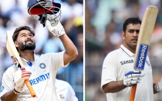 Rishabh Pant Equals MS Dhoni’s Record With 6th Test Ton