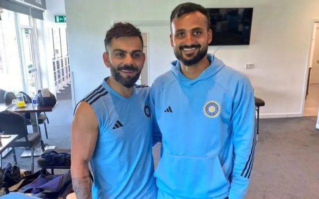 Akash Deep and Virat Kohli