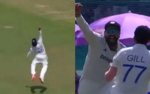 [WATCH] Rohit Sharma Pulls A Stunning One-Handed Catch In The India vs Bangladesh Test