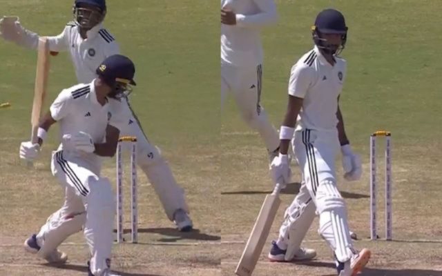 [WATCH]- Shams Mulani Bowls Out Devdutt Padikkal In The 2024 Duleep Trophy IND A Vs IND D Match