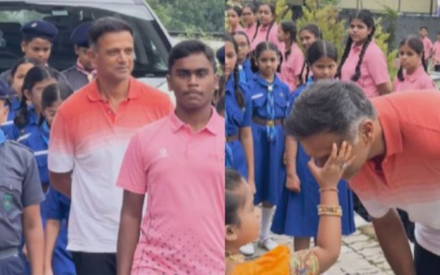 [WATCH]- Rahul Dravid Receives A Warm Welcome Upon Joining The Rajasthan Royals High Performance Centre