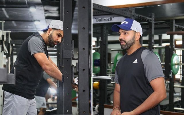 Rohit Sharma Puts In Hard Work At The MCA Gym In Preparation For The Upcoming Test Series