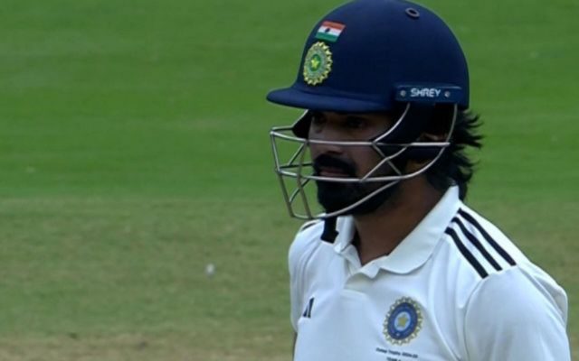 [WATCH]- Washington Sundar Dismisses KL Rahul In The IND A Vs IND B 2024 Duleep Trophy Match