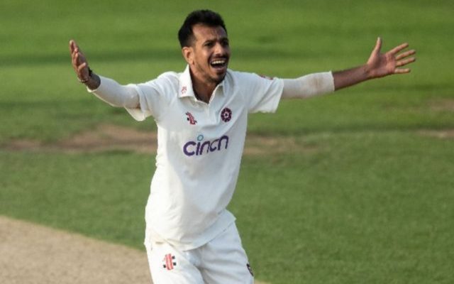 [WATCH]- Yuzvendra Chahal Takes A Fifer For Northamptonshire Against Derbyshire In The 2024 County Championship Division Two