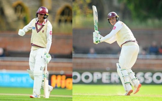 [WATCH]- Injured Tom Banton Hobbles To Bat In The SOM vs SUR Match