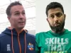 Michael Vaughan and Wasim Jaffer