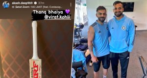 Virat Kohli and Akash Deep