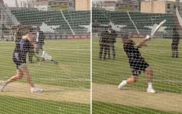 [WATCH] Brendon McCullum Surpasses Ben Stokes In A Six-Hitting Contest Ahead Of The Third Test vs Pakistan