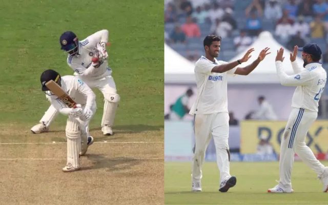 [WATCH] Washington Sundar Shatters Stumps Of In-Form Tom Blundell On Day One Of The Pune Test