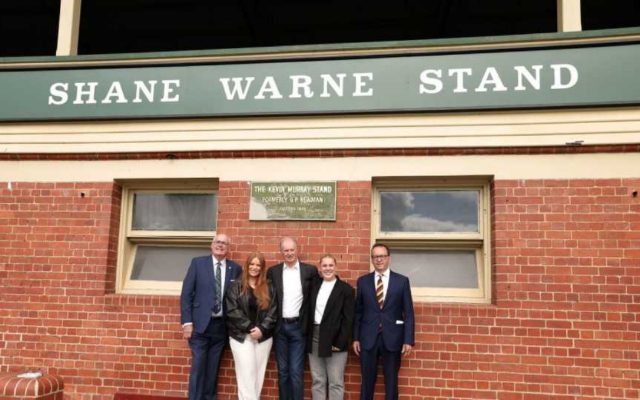 Junction Oval Renames Stand In Tribute To Shane Warne