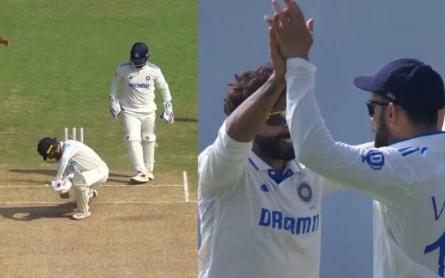 [WATCH]- Ravindra Jadeja Removes Tom Blundell With A Stunner In The 2024 IND vs NZ 2nd Test