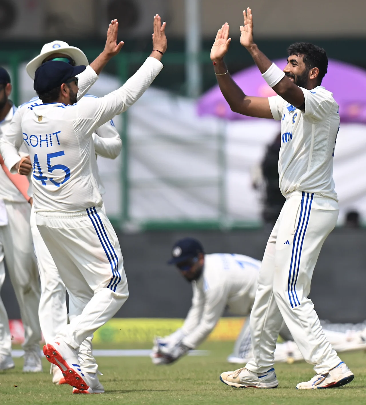 Jasprit Bumrah and Rohit Sharma