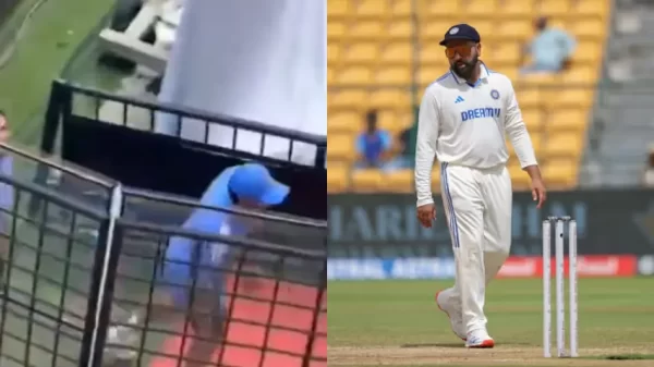 [WATCH] Fans beg Rohit Sharma to join RCB for IPL 2025 during the India vs NZ Test