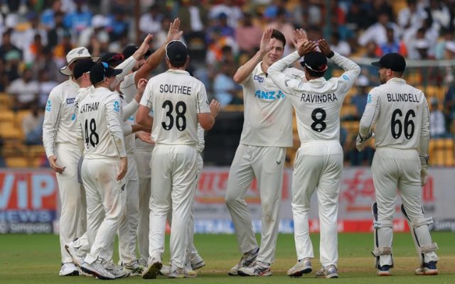 [WATCH] New Zealand Team Joyfully Celebrates Their First Test Victory In India Since 1988