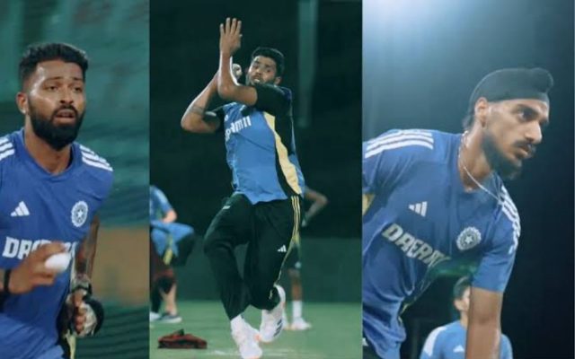 [WATCH]- Mayank Yadav, Hardik Pandya Train Hard In The Nets Before The IND vs BAN T20I Series