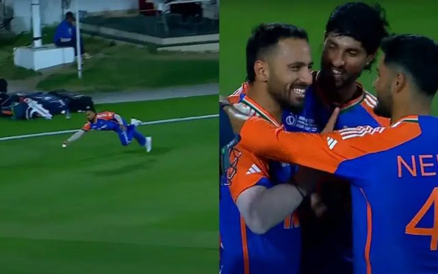 [WATCH]- Ramandeep Singh Takes A Remarkable One-Handed Catch In The IND-A vs PAK-A Match