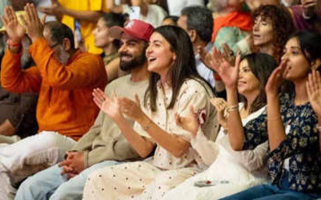 [WATCH]- Virat Kohli And Anushka Sharma Spotted At Krishna Das Kirtan Event In Mumbai