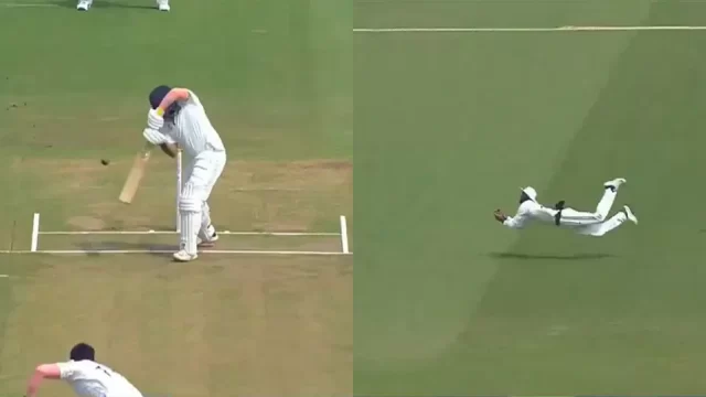 [Watch] Devdutt Padikkal’s Spectacular Diving Catch Departs Prithvi Shaw in Irani Cup 2024