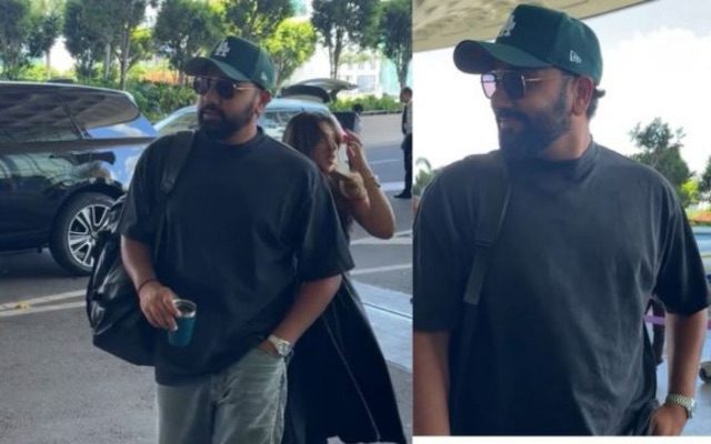 [WATCH]- Rohit Sharma And Ritika Sajdeh Spotted At Mumbai Airport