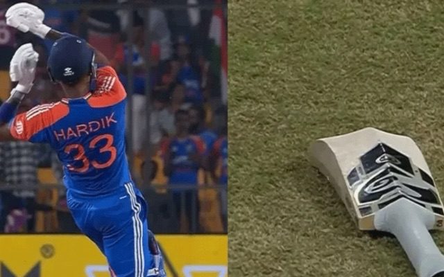 [WATCH]- Hardik Pandya Drops His Bat But Still Scores A Four In The 2024 1st T20I Against Bangladesh