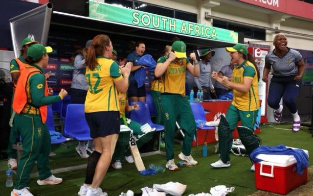 [WATCH]- South Africa Joyfully Celebrates After Defeating Australia In The ICC Women’s T20 World Cup 2024 Semi-Final