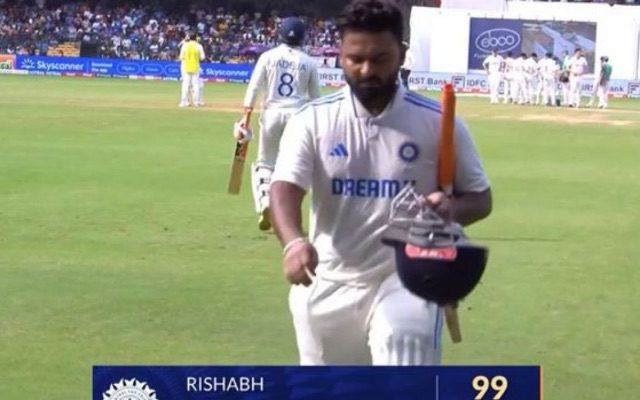 [WATCH]- Rishabh Pant Falls For 99, Misses 7th Century In IND vs NZ 2024 1st Test