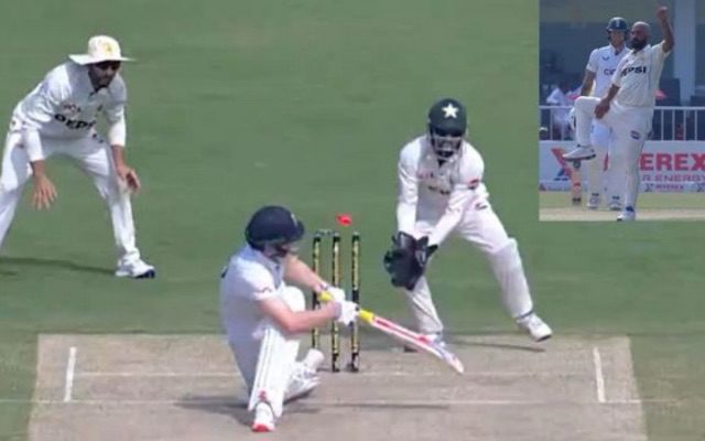 [WATCH]- Sajid Khan Dismisses Harry Brook With A Stunner In PAK Vs ENG Third Test