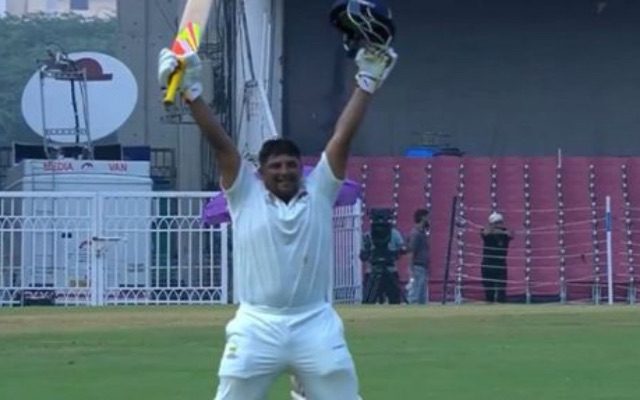 Sarfaraz Khan Scores Historic Double Century In Irani Cup