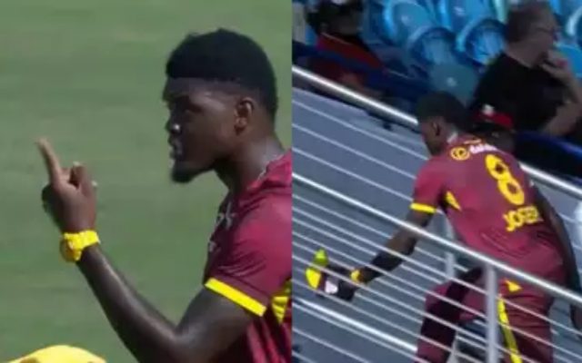 [WATCH] West Indies Pacer Alzarri Joseph Storms Off The Pitch After A Heated Argument With Captain Shai Hope