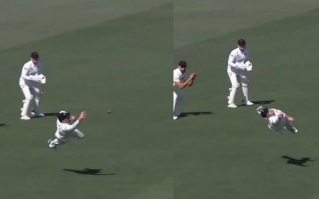 [Watch] Glenn Phillips’ Sensational Catch Ends Pope’s Innings