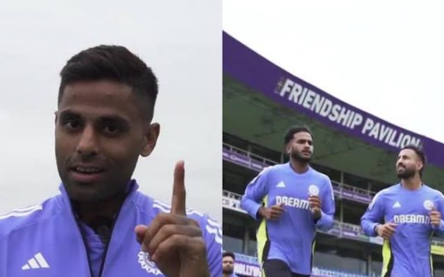 [WATCH]: Suryakumar Yadav Introduces Yash Dayal, Vyshak, And Ramandeep Before The IND vs SA T20I Series