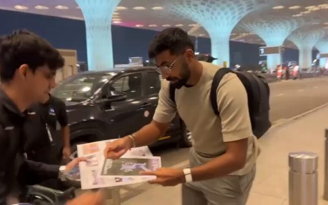 [WATCH]- Jasprit Bumrah Spotted At Mumbai Airport Heading To Australia For The 2024-25 Border-Gavaskar Trophy