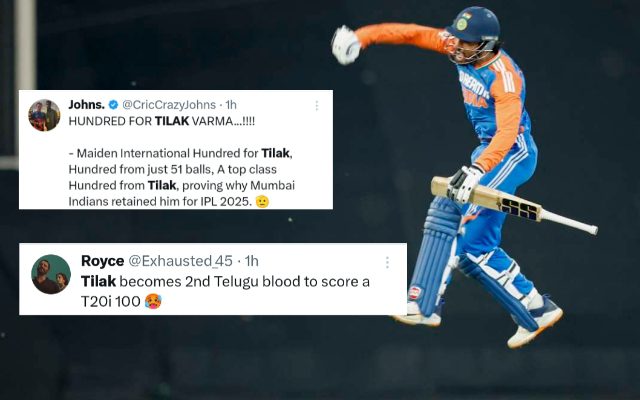 [WATCH]- Tilak Varma Scores A Stunning 51-Ball Century In The IND vs SA 2024 3rd T20I