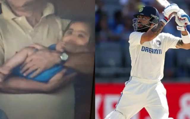 [WATCH]- Akaay Kohli, Virat’s Son, Spotted On Camera At Optus Stadium For The First Time