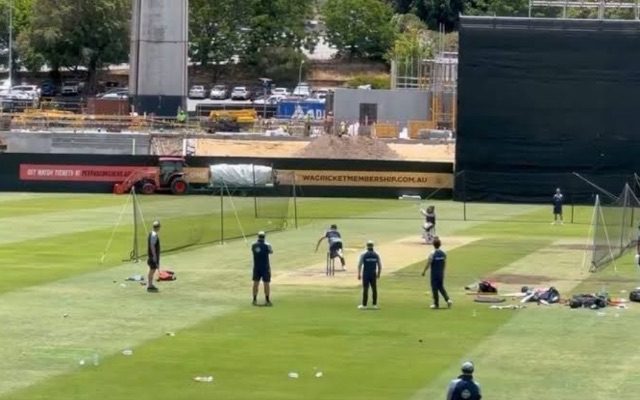 [WATCH] Marnus Labuschagne Fires A Bouncer At Pat Cummins In A Pre-Match Net Session Ahead Of The 1st AUS vs IND Test