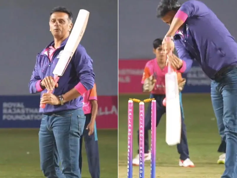 WATCH: Rahul Dravid Surprises As Young Girl’s Delivery Beats India Legend