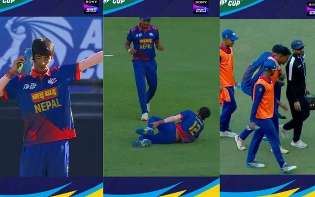 Watch: Nepal’s Spinner Suffers Career-Ending Injury After Disrespectful ‘Shoe-Call’ Celebration