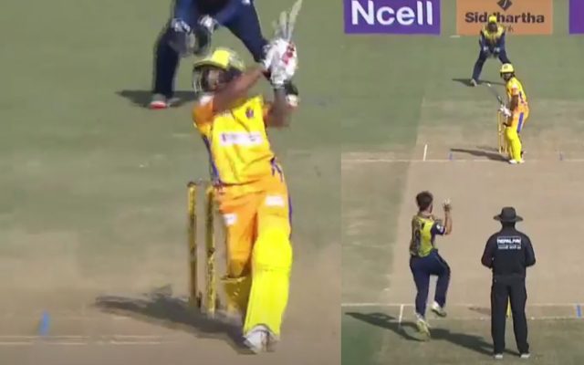 [WATCH] Dipendra Singh Airee’s Unbeaten Knock Powers Royals to Respectable Total