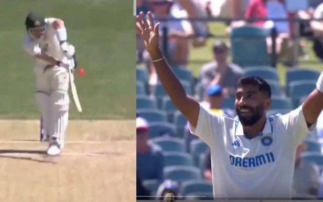 [WATCH]- Steve Smith Stunned After Getting Out By Jasprit Bumrah In BGT 2024-25 2nd Test