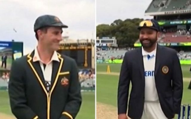 [WATCH]- Pat Cummins And Rohit Sharma Smile At Ravi Shastri’s Excitement During The 2nd BGT 2024-25 Test Toss