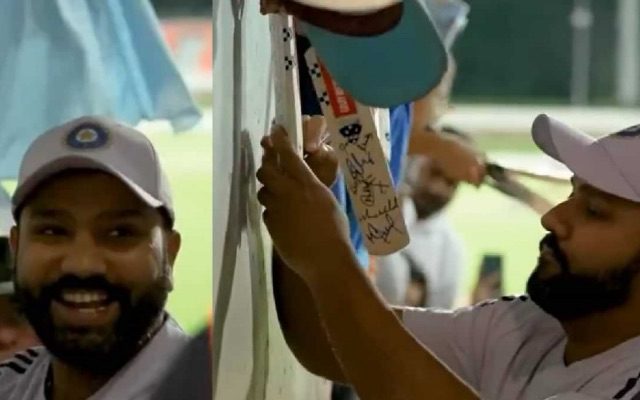 Watch: Rohit Sharma Ends Fan’s Decade-Long Wait For An Autograph