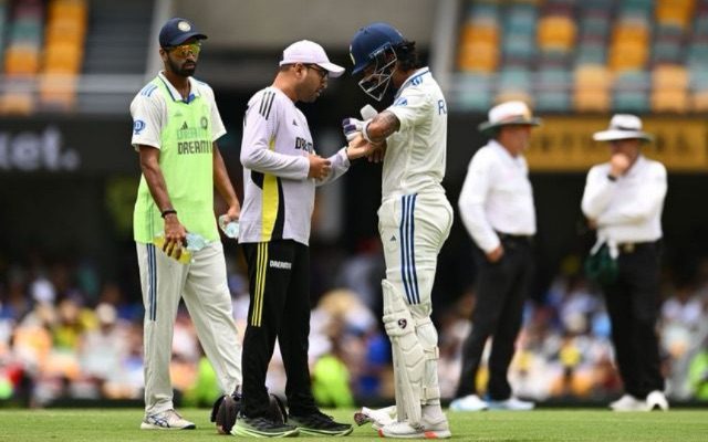 [WATCH]- KL Rahul Gets Hit On The Wrist By A Fiery Josh Hazlewood Delivery In The 3rd BGT 2024-25 Test