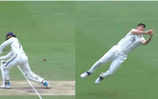 [WATCH]- Mitchell Marsh’s Stunning Catch Dismisses Shubman Gill Cheaply In BGT 3rd Test