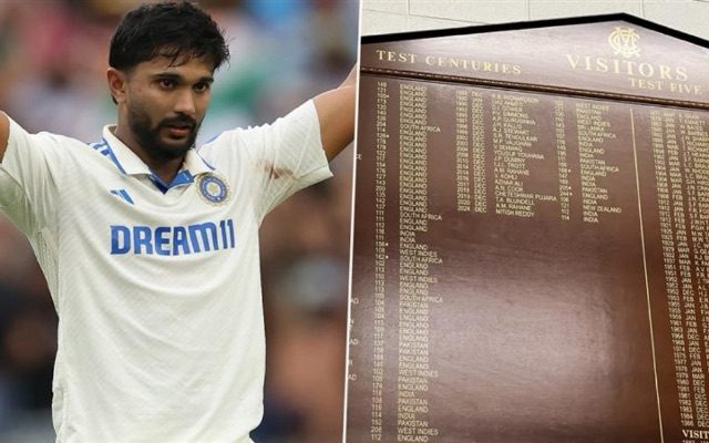 Nitish Kumar Reddy’s Maiden Test Century Honoured At MCG