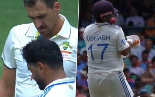 WATCH: Rishabh Pant Takes A Vicious Bouncer From Mitchell Starc During The Second Session Of The Fifth Test