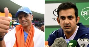 Gautam Gambhir and Rahul Dravid
