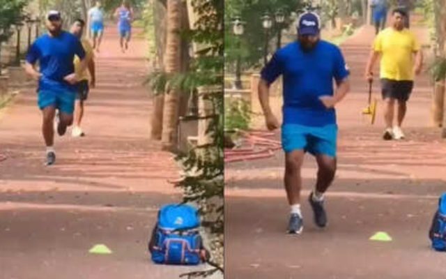[WATCH] Rohit Sharma Spotted Running at Mumbai’s BKC Ahead of the Champions Trophy
