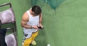 Rare Video of MS Dhoni Using Phone During Practice, Clip Goes Viral