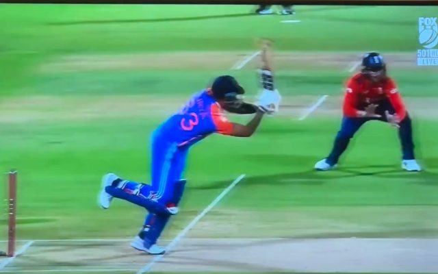 [Watch]: Saqib Mahmood Destroys India’s Top Order In A Single Over, Registers Unique Record