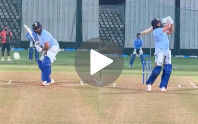 [WATCH]- Rohit Sharma Hits The Nets With Tilak Varma Watching Ahead Of IND vs ENG 2025 Series